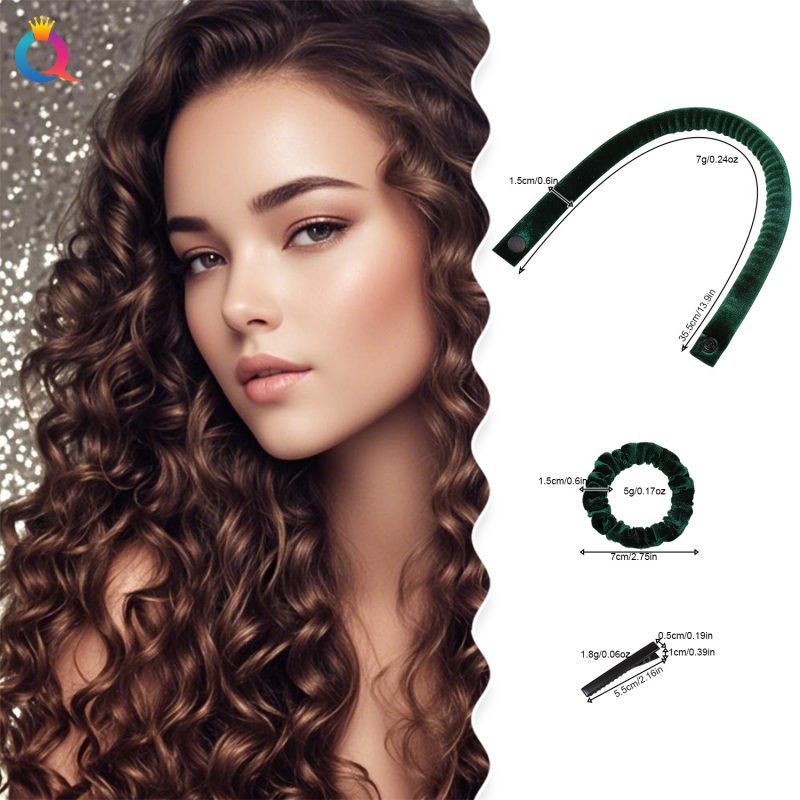 Wrapping Strip Heatless Hair Curler Des2