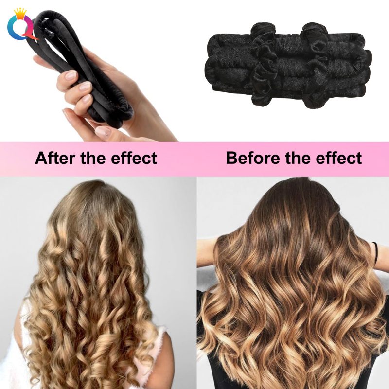 Wrapping Strip Heatless Hair Curler Des5